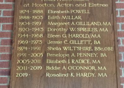 Gilded Honours Board