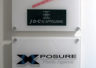 Acrylic Sign with Print to rear
