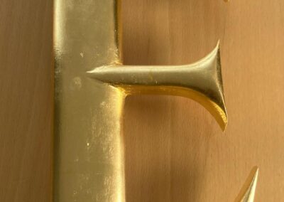 Gold Leaf Pub Letters