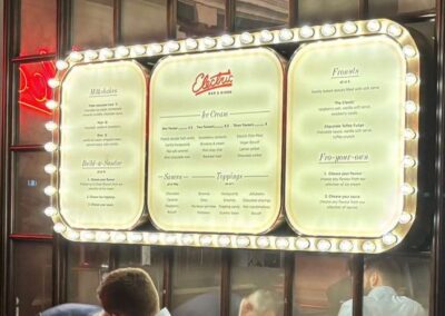 Fairground Style Illuminated Sign