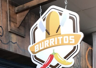 Interior Projecting Sign