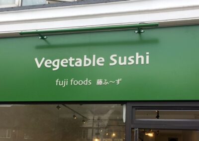 Fascia tray with letters