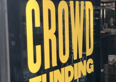 Yellow Vinyl Window Graphics