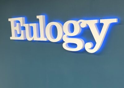 Illuminated Office Sign
